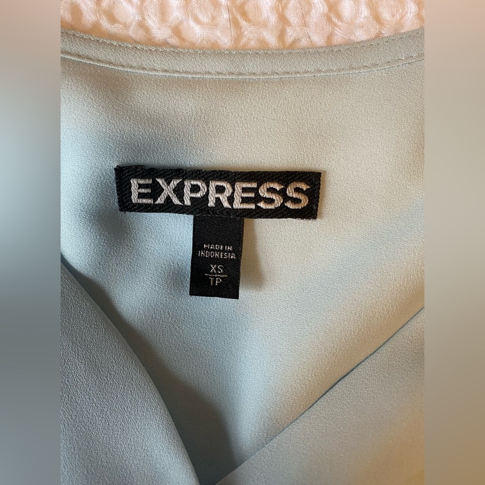 Express Button Down Long Sleeve Top - image 3